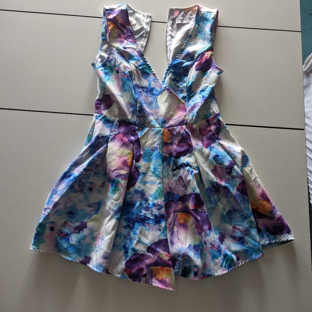 Watercolor Romper